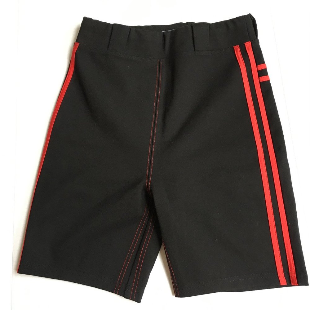 I.AM.GIA Gia Bike Shorts Black Red Trim Sz S